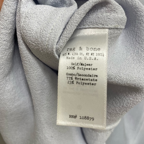 Rag & Bone Periwinkle Button-up Vest - Picture 7 of 8